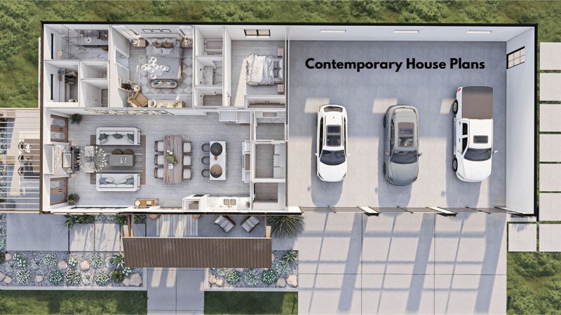 Contemporary House Plans: Modern Designs for Stylish and Functional Living